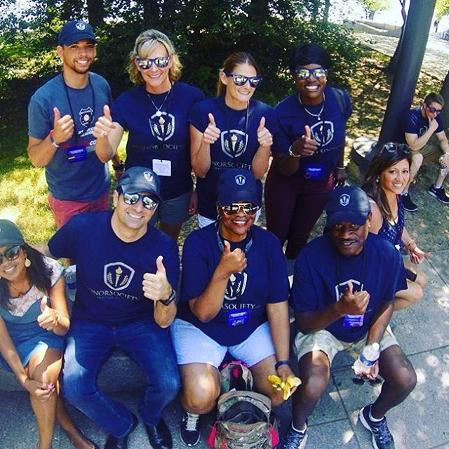 On our trip to Washington D.C., we spotted members proudly wearing their HonorSociety.org T-shirts! The shirts are perfect for chapter events, chapter meetings, community service events, member trips, and for HonorSociety.org day, coming up in March! - HonorSociety.org
