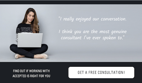 Applying to top MBA programs? Schedule a free discovery call to find out how Accepted can help you!